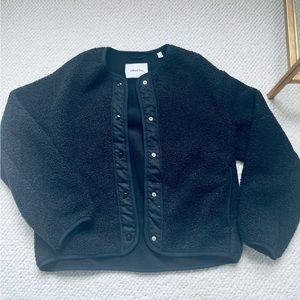 Wilfred bomber jacket in black